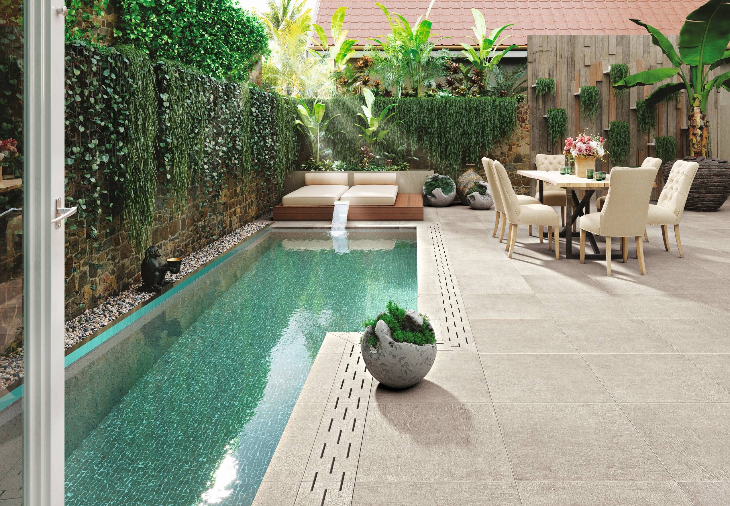 COST 21 Outdoor Pool grün